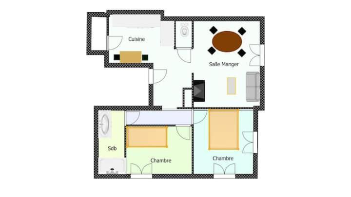 Appartement Simple Sur Argenteuil, Proche Paris Eksteriør billede